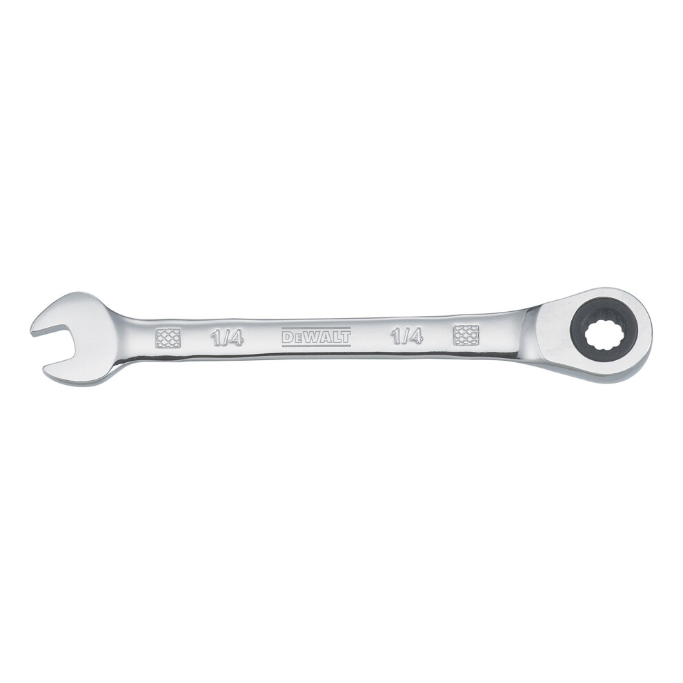 Dewalt Ratcheting Combination Wrench 1/4"""" Sae