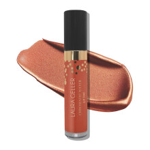 LAURA GELLER NEW YORK Chromatic Water Lip Tint Holographic Lip Color Water-Based Formula to Hydrate Dry Lips Ginger