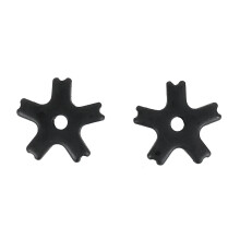 Rotelle per speroni AJ Tack nere 1 1/4"""" x 5 pt