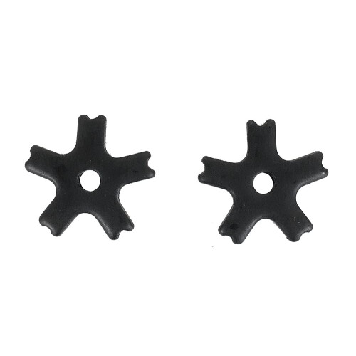 Molette        peron AJ Tack noire 1 1/4"""" x 5 pt