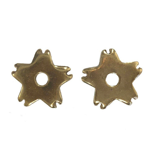 AJ Tack Spur Wheelels Messing 1"""" x 5 pt