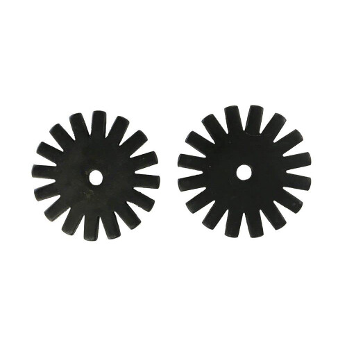 AJ Tack Spur Wheelels Messing 1"""" x 5 pt 2