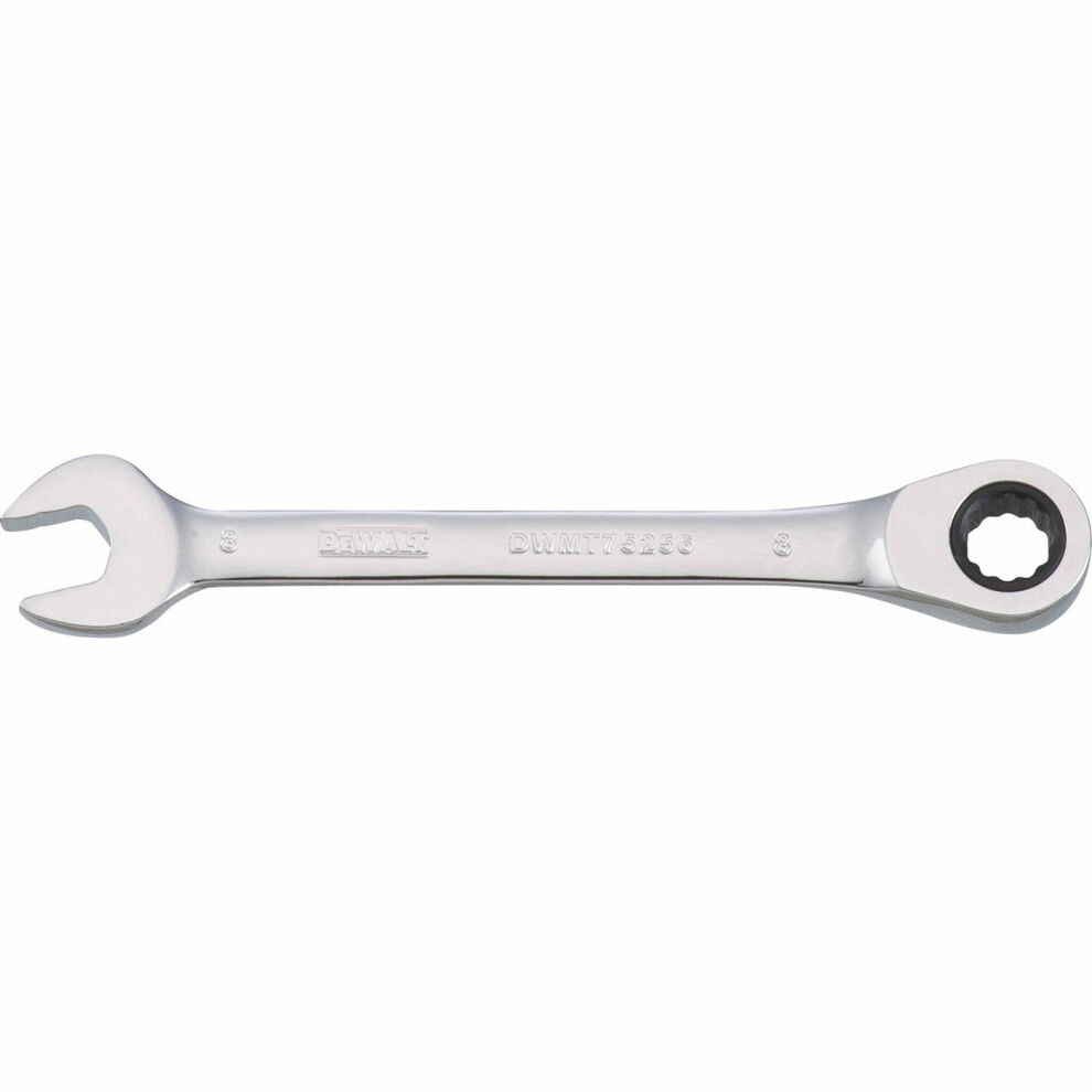 DEWALT DWMT75256OSP Ratchet""""g Comb Wrench 8MM