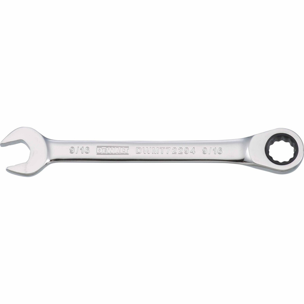 Dewalt Dwmt72294osp Ratcheting Comb Wrench 9/16In Sae
