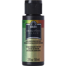 FolkArt Multi-Surface Dragonfly Glaze Multi-Surface Paint (2 oz) 44385 Grn-Guld-Rd