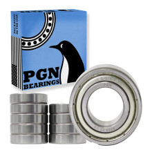PGN (10 kpl) 6003-ZZ -laakeri - Voitelu, kromiterästiivistetty kuulalaakeri - 17x35x10mm laakerit metallisuojalla ja korkean kierrosluvun tuella