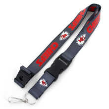 Aminco NFL Kansas City Chiefs Team Lanyard Charcoal