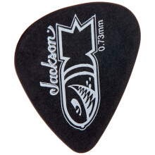 Jackson 351 Bomb Plektren, Schwarz, mittel, 0,73 mm