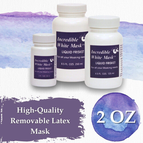 Grafix WM2 White Mask Liquid Frisket 2 once 1