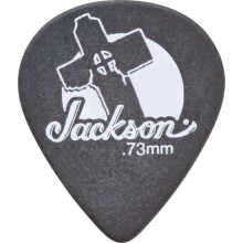Jackson 551 Leaning Cross Plektren, schwarz, d   nn/mittel, 60 mm
