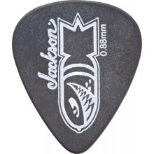 Jackson 351 Bomb Picks Gitarrenzubeh?r Schwarz D?nn/Mittel .60mm