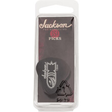 Jackson 351 Bomb Plektren, Schwarz, Heavy, 1 mm