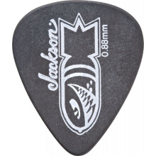 Jackson 351 Bomb Plektren, Schwarz, extra schwer, 1,14 mm
