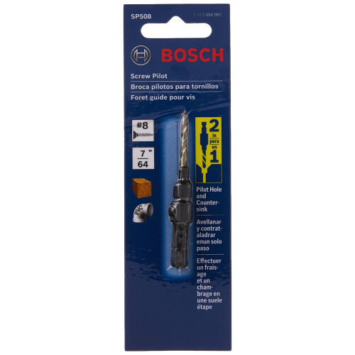 Bosch Bosch SP508 #8 Hex Shank Countersink Drill Bit 2