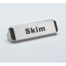 American Metalcraft TTMC3 tresidet skilt til mlkecreme og skummet rustfrit stl 1-3/8"""" H 1-1/2"""" B 4-3/4"""" L