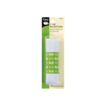 Dritz 9323W El   stico de punto sin enrollar blanco de 1 pulgada por 30 pulgadas