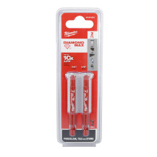 Miluwakee Milwaukee 49-56-0501 Diamond MAX 1/4 Zoll Lochs   ge mit Diamantk   rnung, 2er-Pack