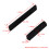BQLZR 4 String Ukulele Guitar Guitar Nut e Saddle Made in Ebony 1 Pair 4