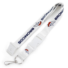 Aminco NFL Denver Broncos Team Lanyard White