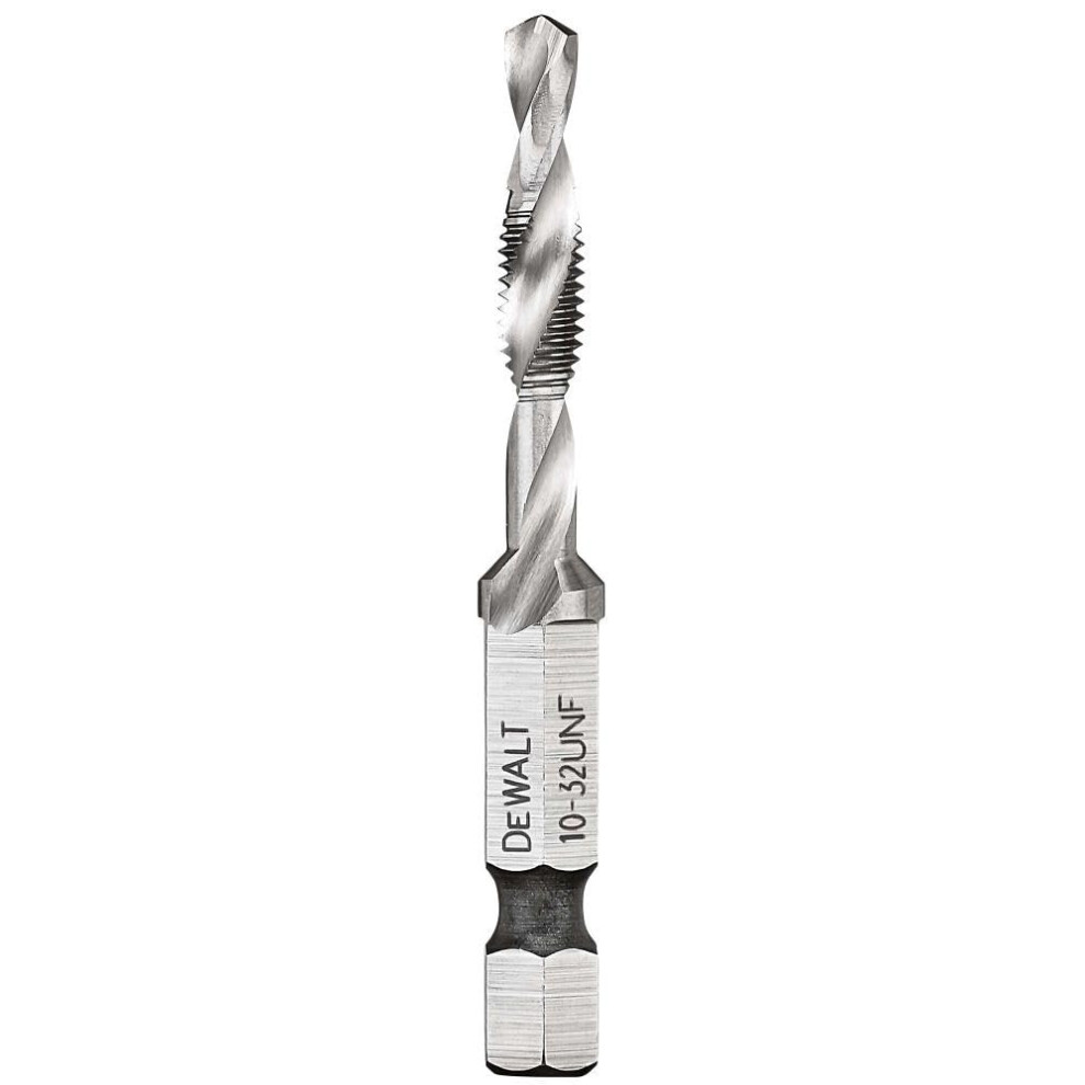 DEWALT DWADTQTR1032 Impact Ready 10-32 UNF Drill Tap  1/4"""" Capacity
