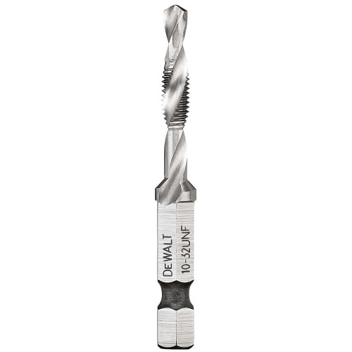 DeWalt DEWALT DWADTQTR1032 Έτοιμο για Χτύπημα 10-32 UNF Τρυπάνι Tap, 1/4" Ικανότητα 2