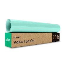 Cricut Value Iron-On Mint (12 in x 20 ft)- HTV Heat Transfer Vinyl