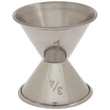 American Metalcraft J206 Jiggers 2.125"""" Length x 2.125"""" Width Silver