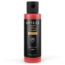 ARTEZA ARTZ-3725 Art-Paints A203 Scarlet Red Craft