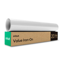 Cricut Value Iron-On White (12 in x 20 ft)- HTV Heat Transfer Vinyl