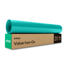 Cricut Value Iron-On Teal (12 in x 20 ft)- HTV Heat Transfer Vinyl