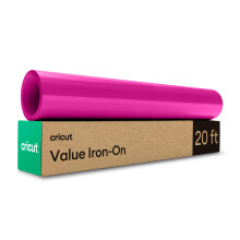 Cricut Value Iron-On Magenta (12 in x 20 ft) - HTV Heat Transfer Vinyl