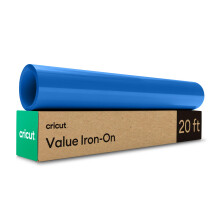 Cricut Value Iron-On Blue (12 in x 20 ft)- HTV Heat Transfer Vinyl