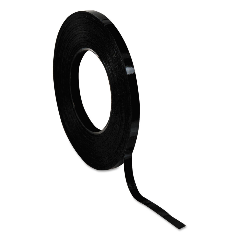 Chartpak Graphic Chart Tapes 1"""" Core 0.13"""" X 27 Ft Gloss Black 014173006776
