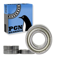PGN (4 kpl) 6003-ZZ Laakeri - Voideltu kromiteräksinen tiivistetty kuulalaakeri - 17x35x10mm laakerit metallisuojalla ja korkean kierrosluvun tuella