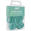 JAM PAPER Circular Paper Clips - Round Paperclips - Teal - 50/Pack 2