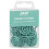 JAM PAPER Circular Paper Clips - Round Paperclips - Teal - 50/Pack 1