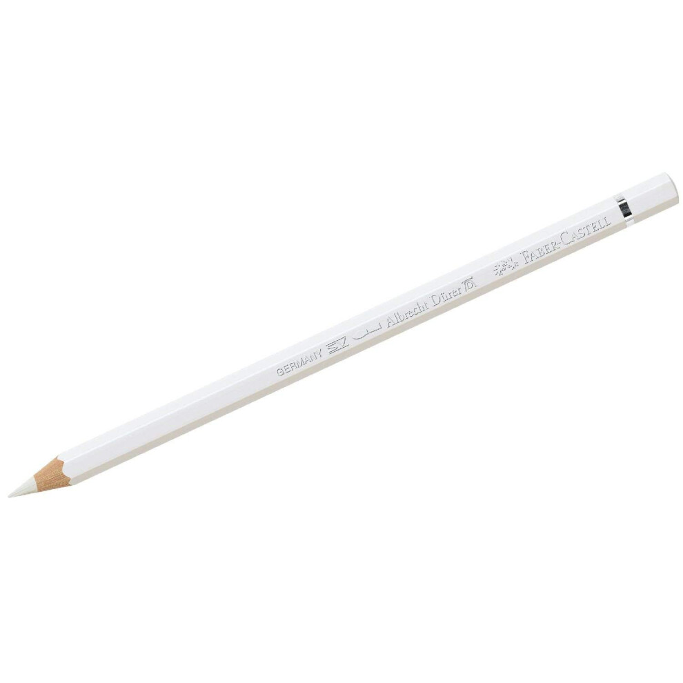 Faber-Castell Art & Graphic Albrecht Drer Watercolour Pencil  (101)  White  For Art  Craft  Drawing  Sketching  Home  School  University  Colouring