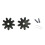 AJ Tack Ensemble de molettes 1""     9 points 2