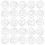 JAM PAPER Circular Paper Clips - Round Paperclips - White - 50/Pack 3
