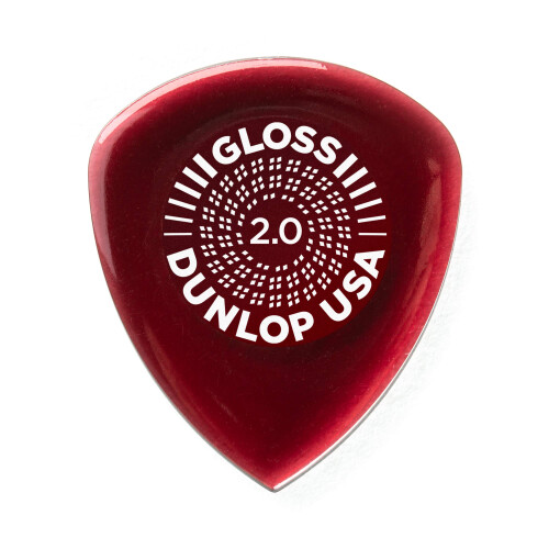 Dunlop Dunlop Flow Gloss 2,0 mm Guitar Pick-3 Pack 1