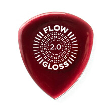 P as de guitarra Dunlop Flow Gloss de 2,0 mm (paquete de 3)