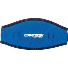 Kryt na popruh na masku Cressi z neopr   nu, modr