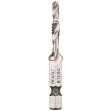 DEWALT DWADTQTR832 Impact Ready 8-32 UNC Drill Tap  1/4"""" Capacity