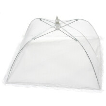 Chef Craft Classic Plastic Picnic Food Tent 12 by 12 inch diameter White