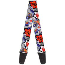 Buckle-Down guitar Strap Buckle Down cartoon 2 Inches Wide