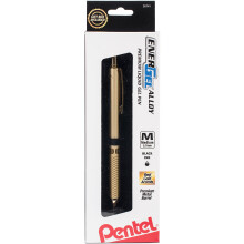 PENTEL Gold Barrl-Energel Alloy Pen 1P Gel Ink Rollerball Pen (BL407XBPA)
