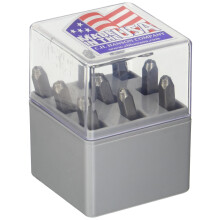CH Hanson 20683 1/8"" stalen schelpenpakket met stalen cijfers
