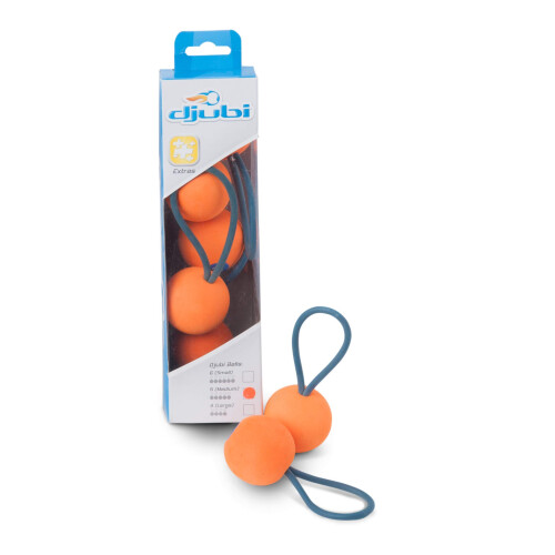 Blue Orange Djubi Ball Refill-Medium  Orange