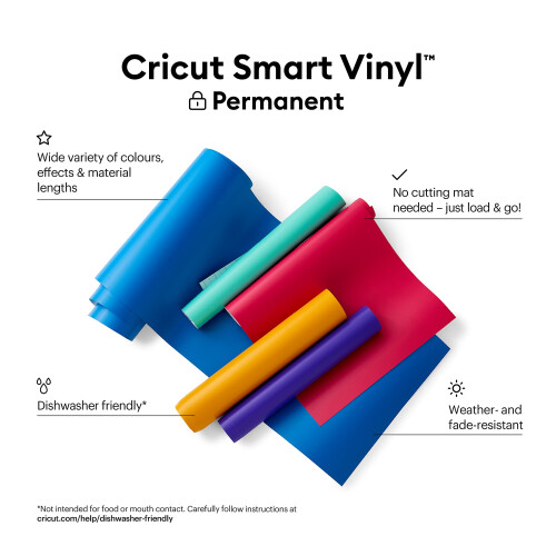 Cricut Smart Vinyl - Permanent (3.7 m)  Ocean 1