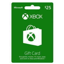Xbox 25 USD Presentkort